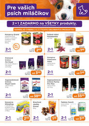 3. stránka Pet Center letáku