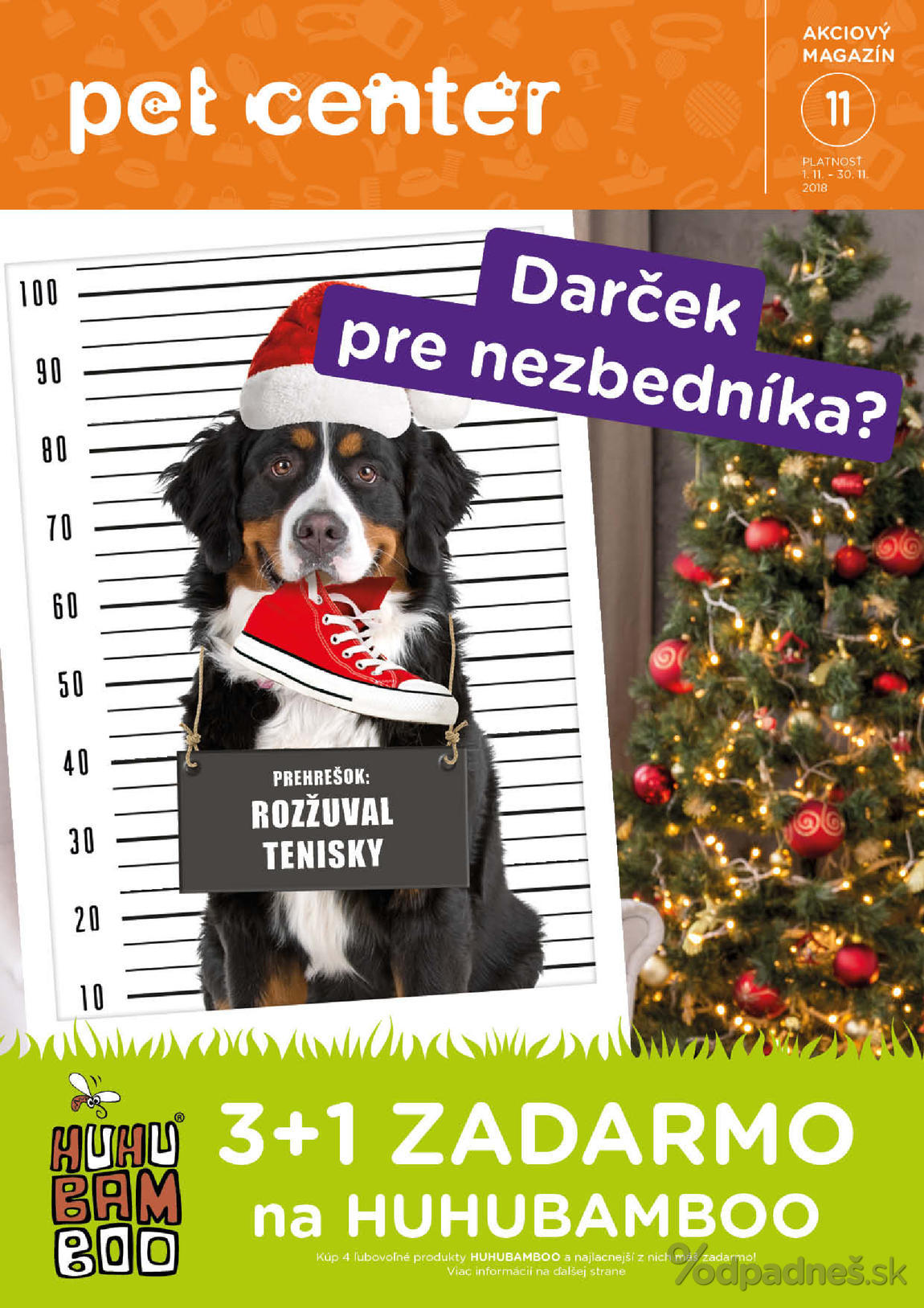 1. stránka Pet Center letáku