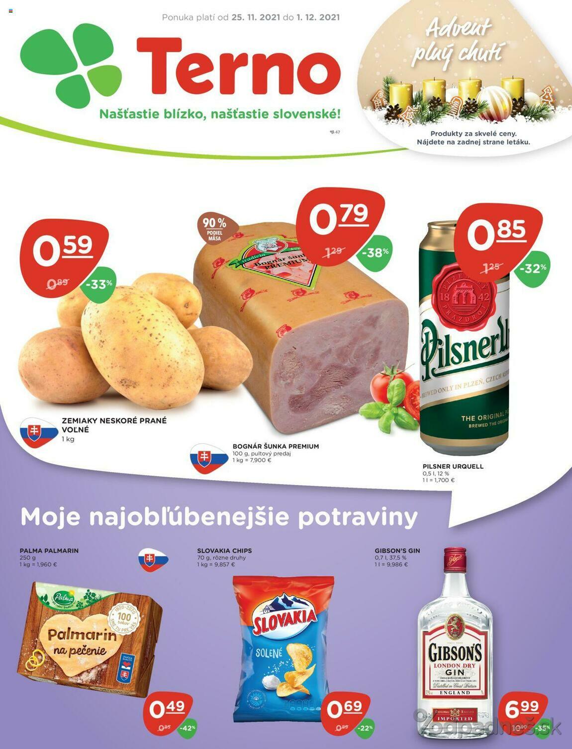 1. stránka Terno letáku