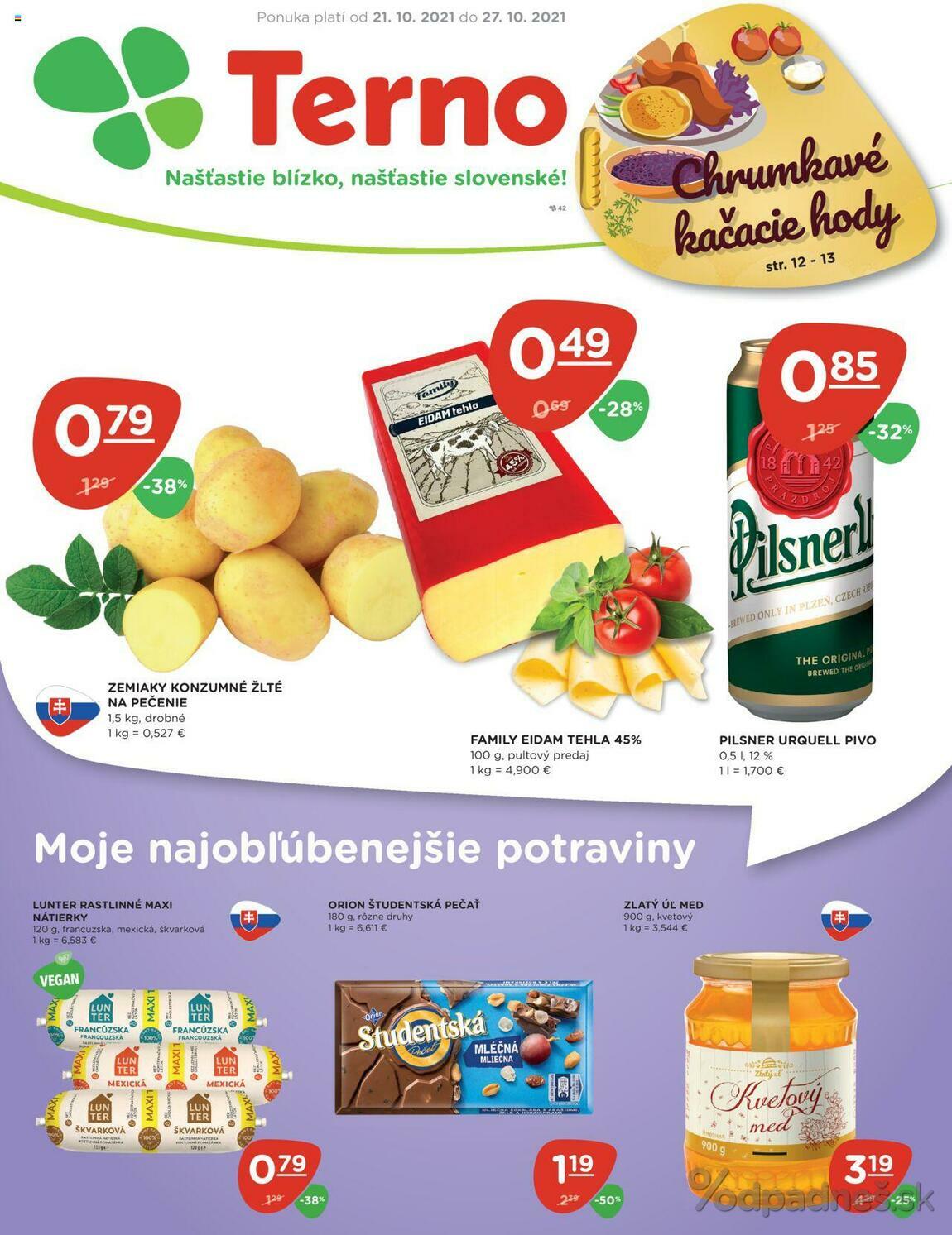 1. stránka Terno letáku