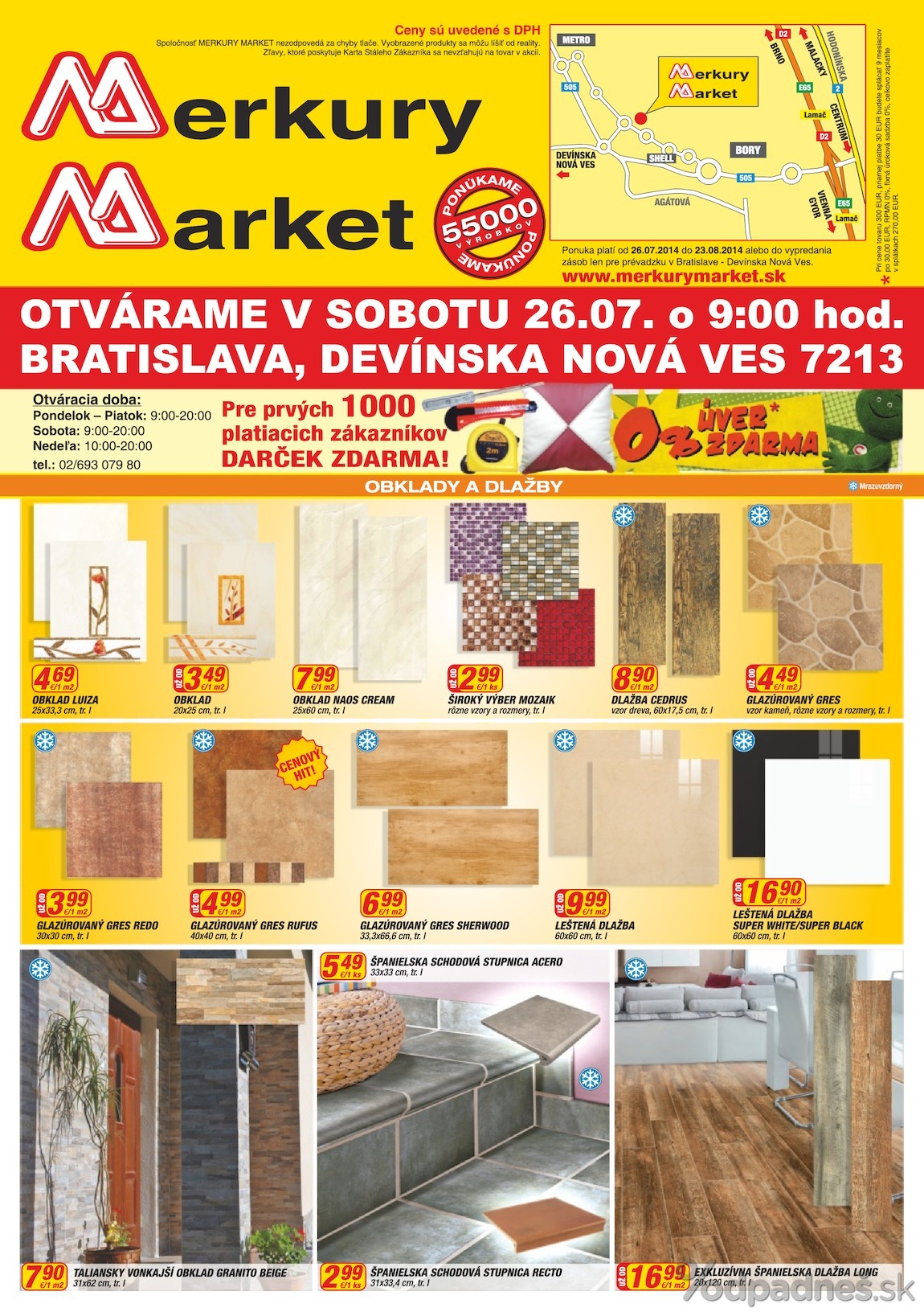 1. stránka Merkury Market letáku