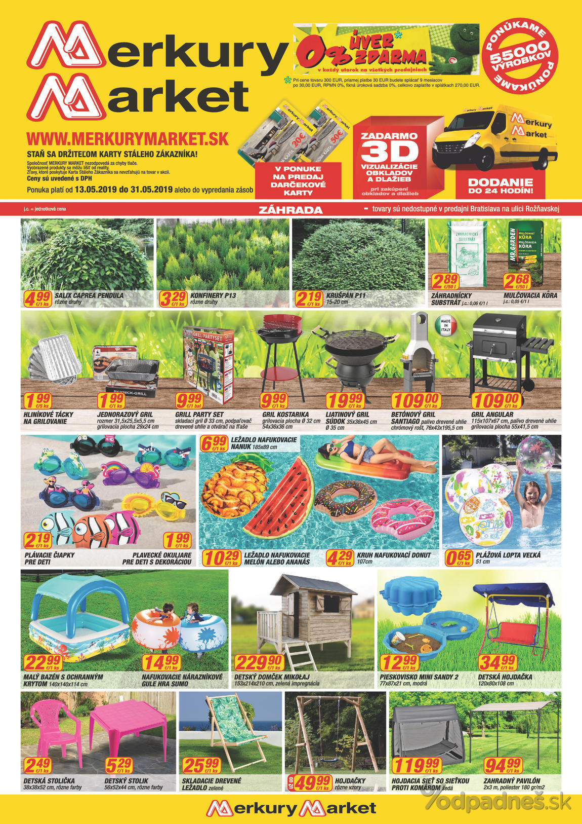1. stránka Merkury Market letáku