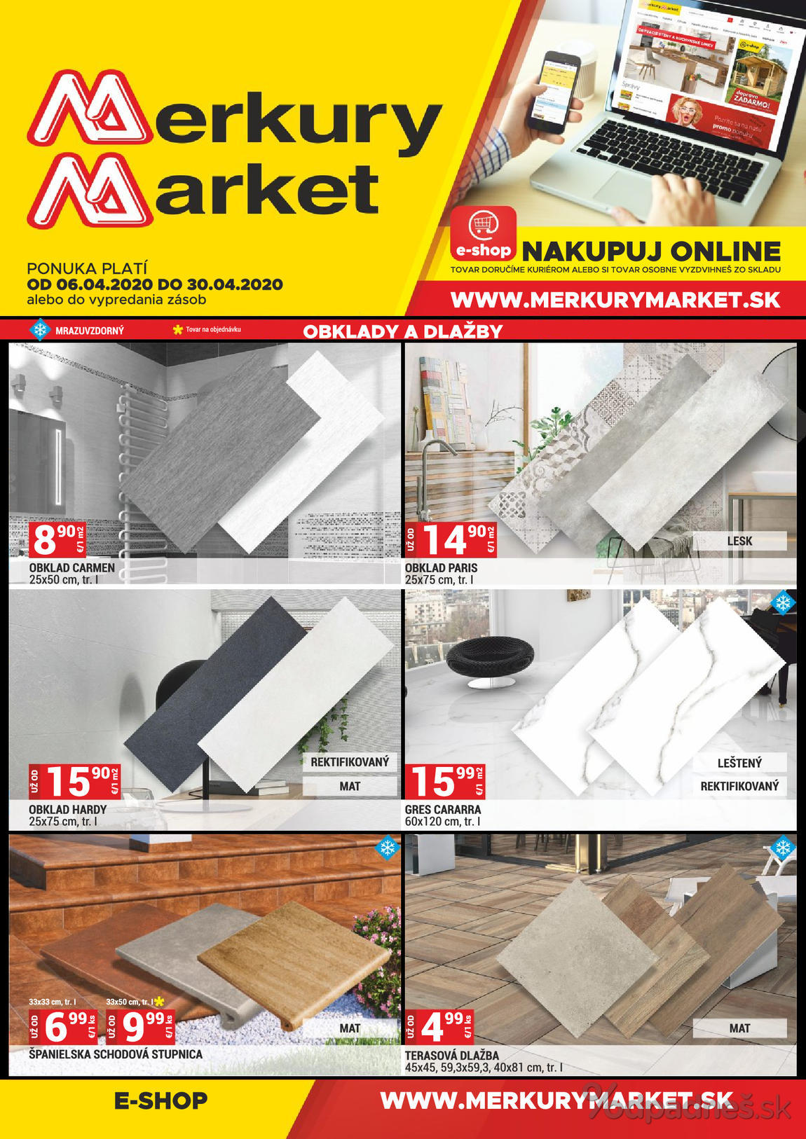 1. stránka Merkury Market letáku