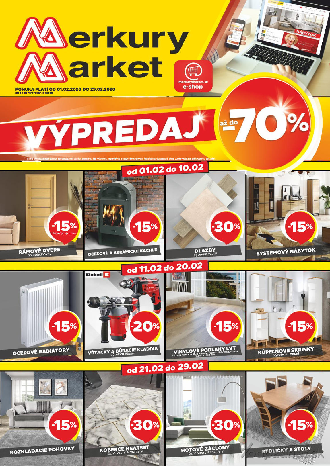 1. stránka Merkury Market letáku