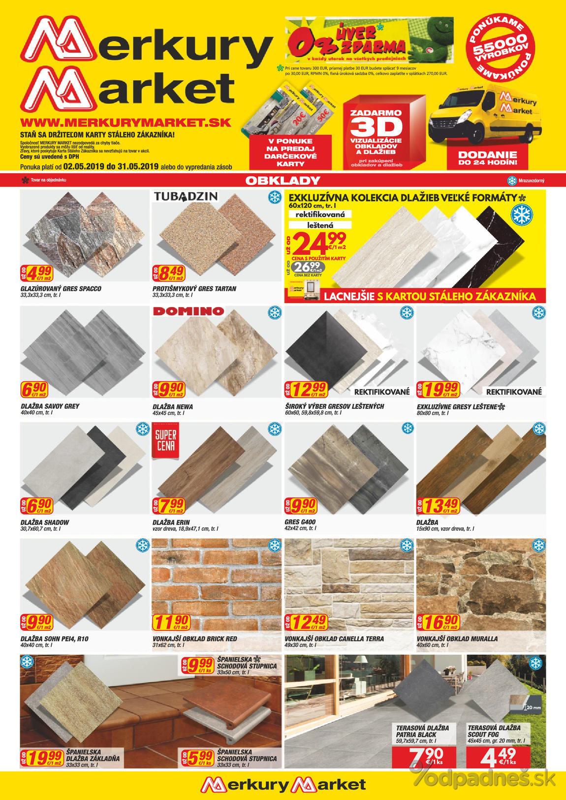 1. stránka Merkury Market letáku