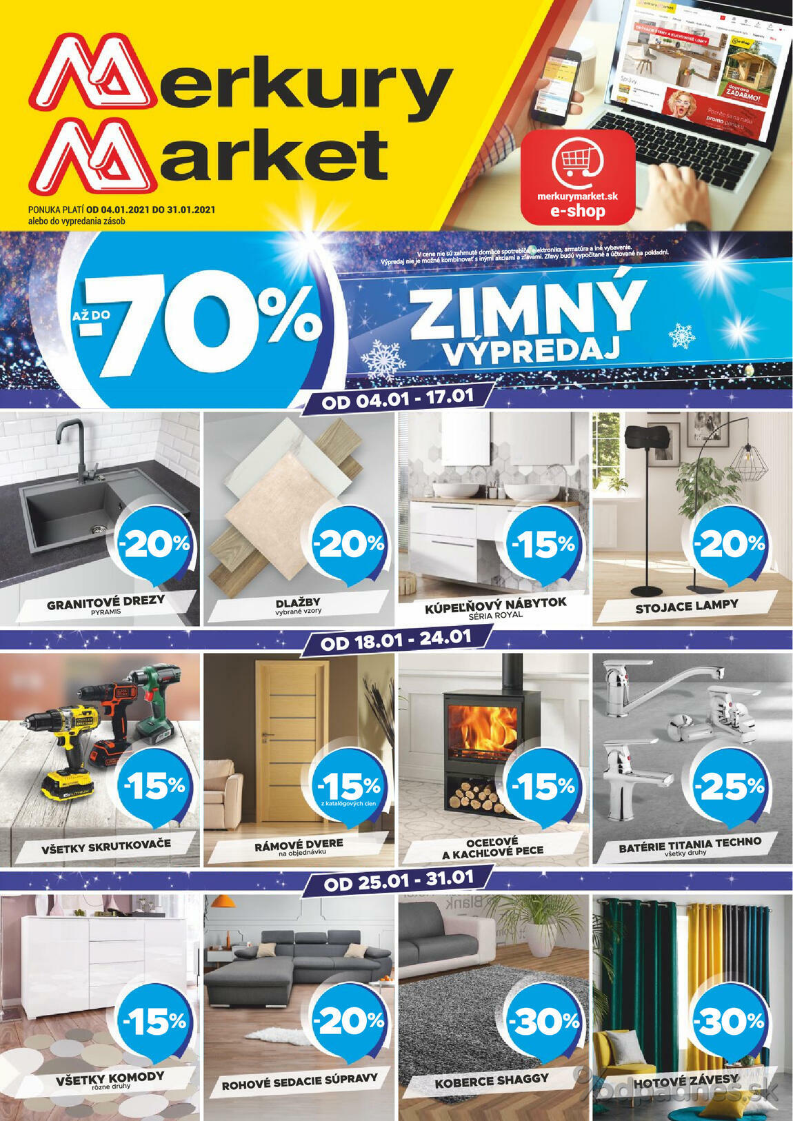 1. stránka Merkury Market letáku
