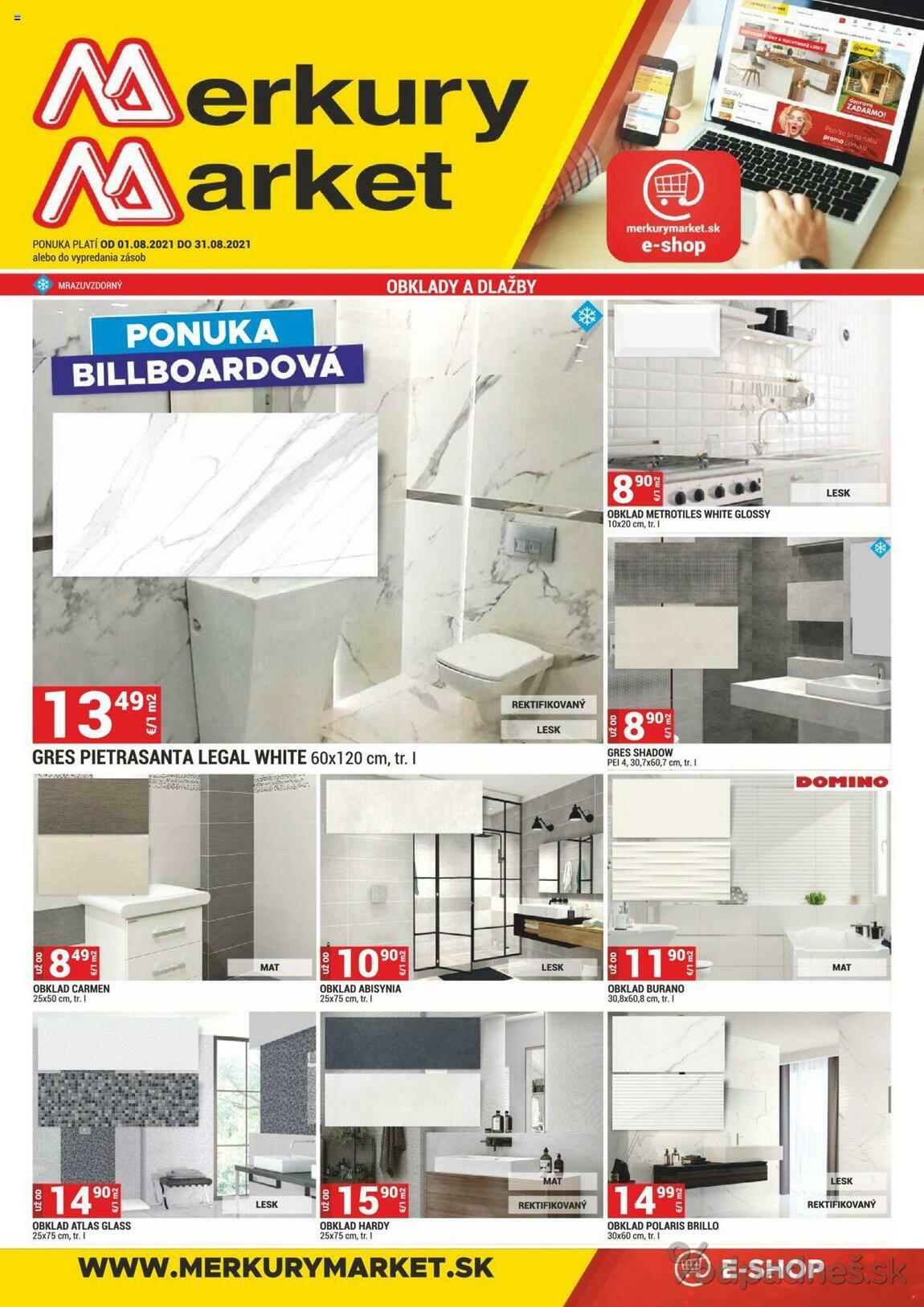 1. stránka Merkury Market letáku