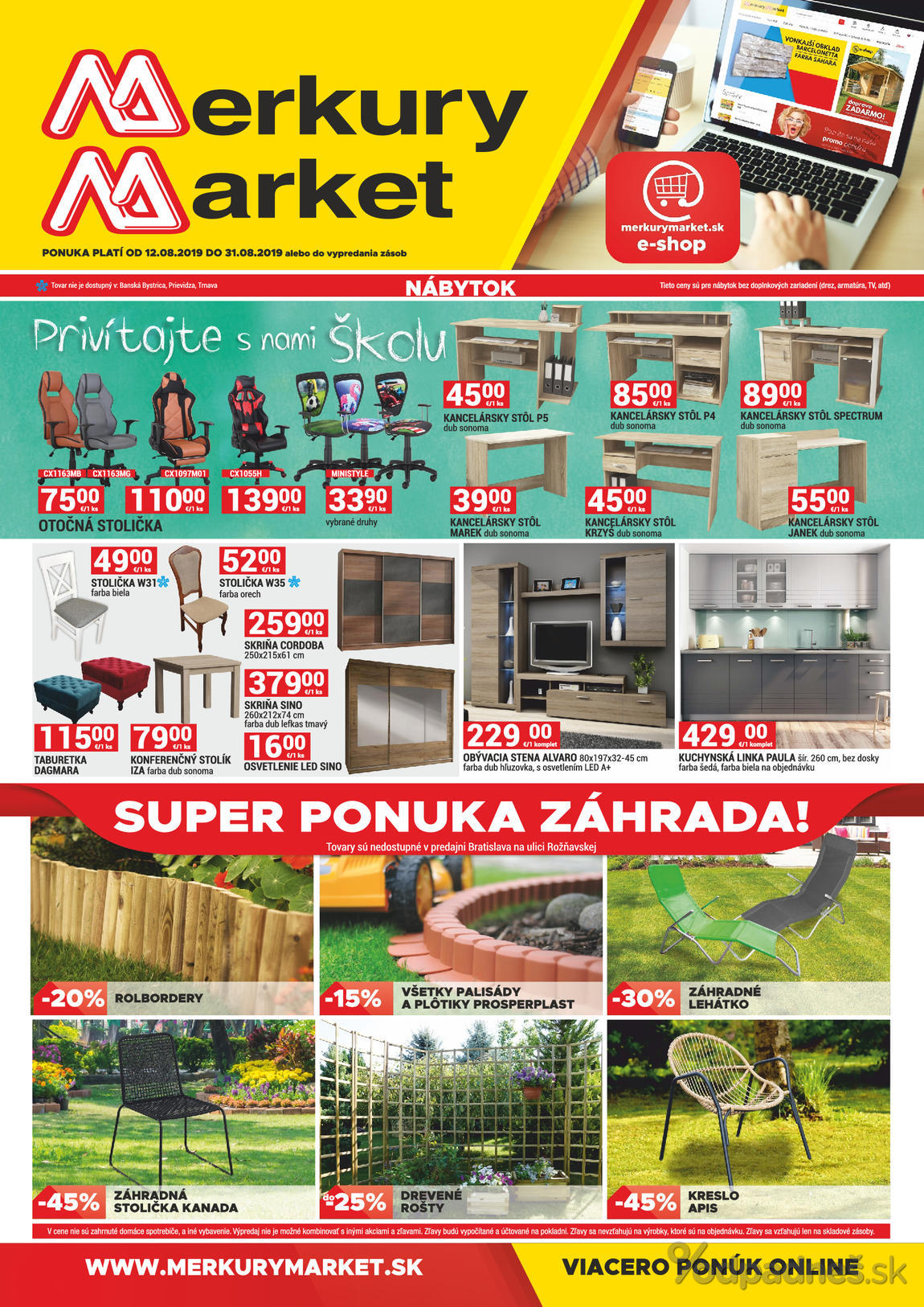 1. stránka Merkury Market letáku