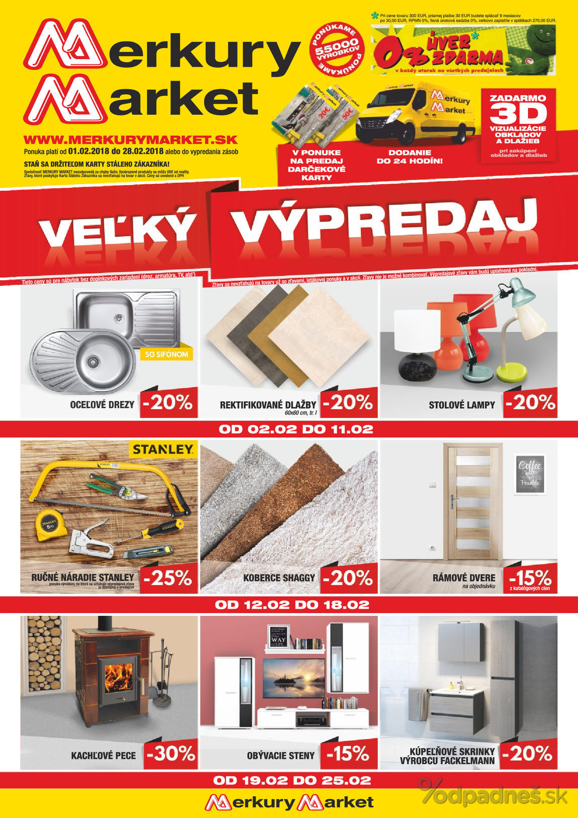 1. stránka Merkury Market letáku