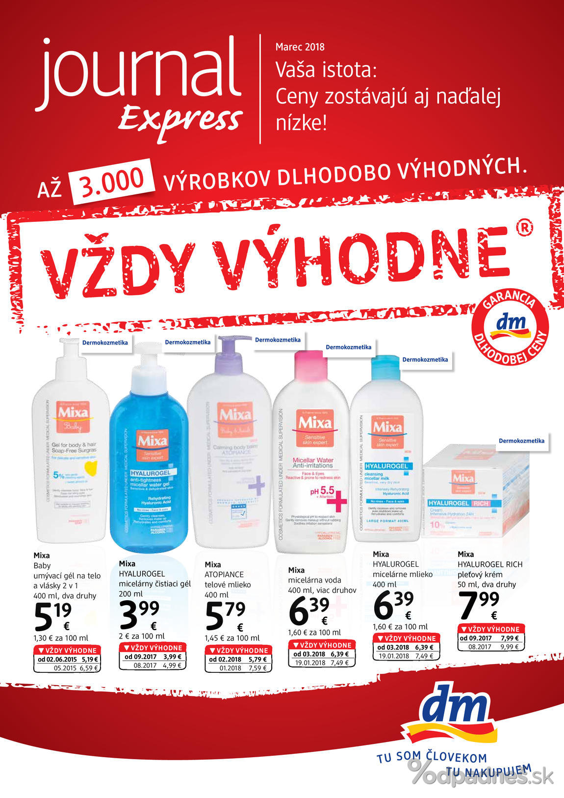1. stránka dm drogerie markt letáku