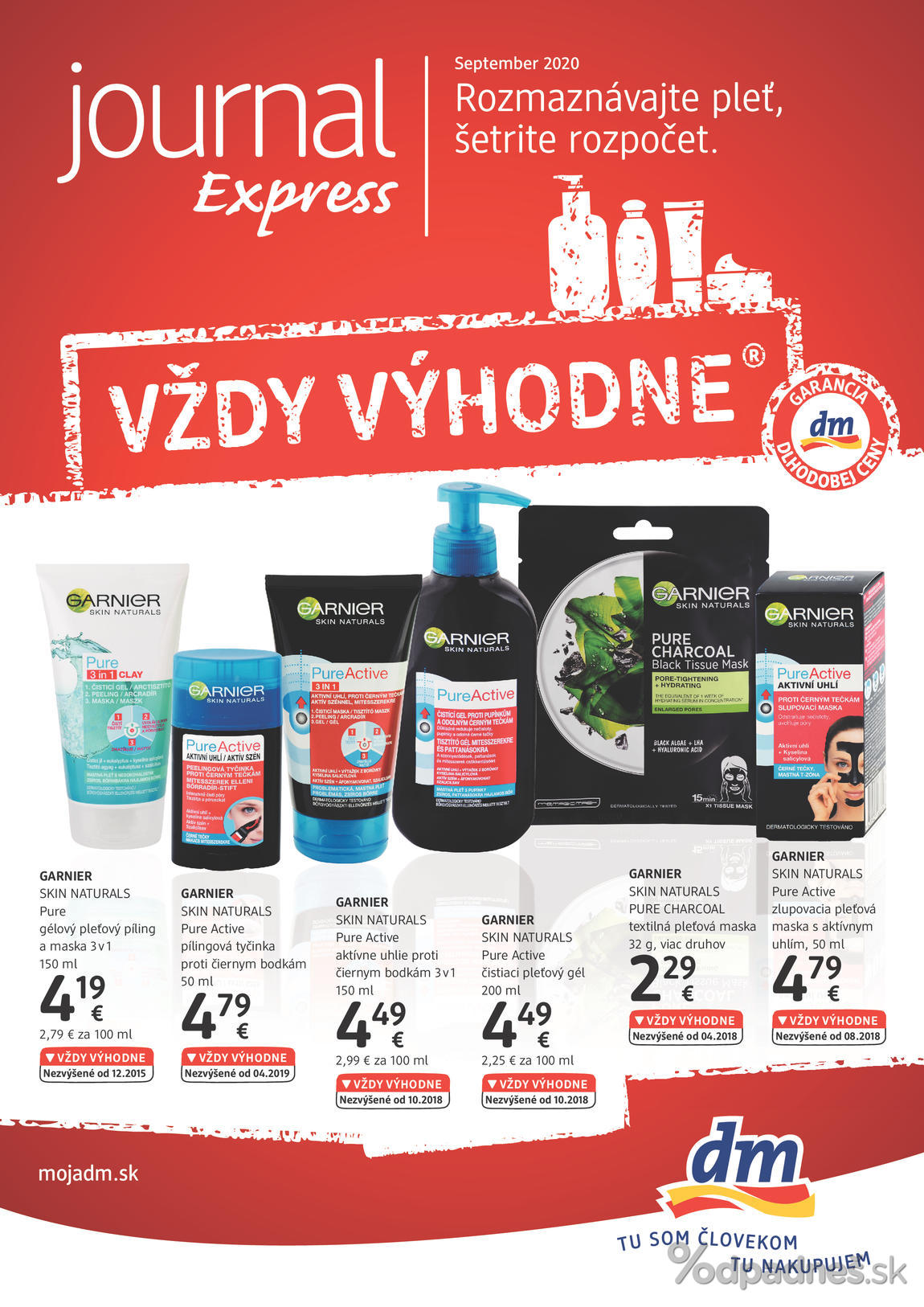 1. stránka dm drogerie markt letáku