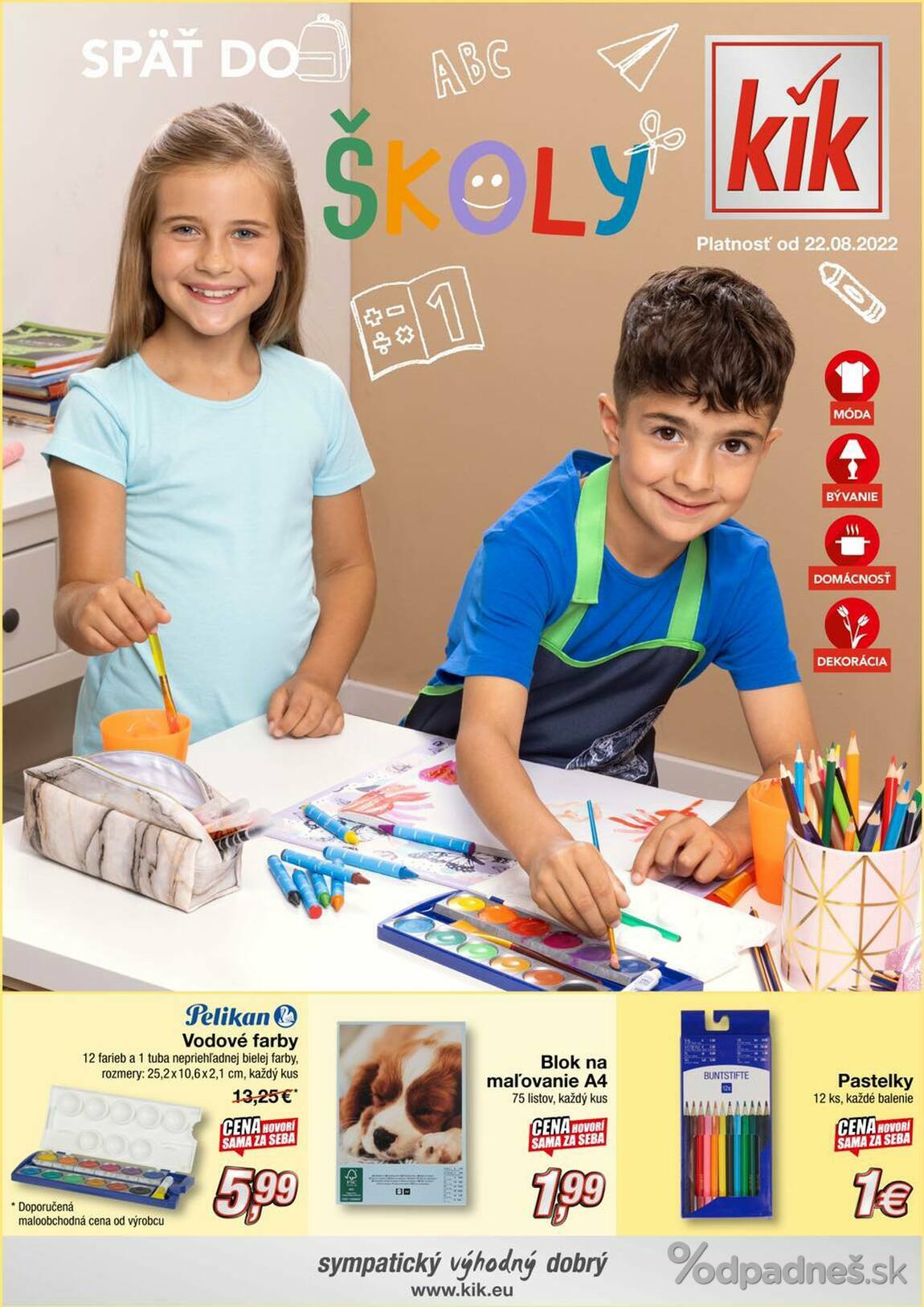 1. stránka KIK letáku