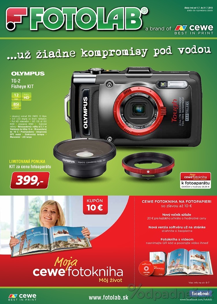 1. stránka Fotolab.sk letáku