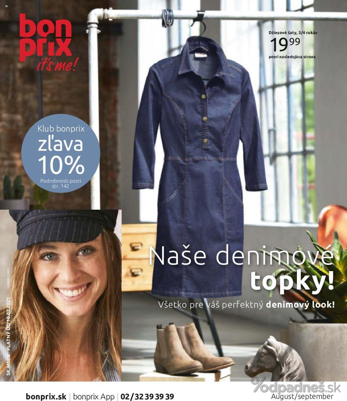 1. stránka Bonprix letáku