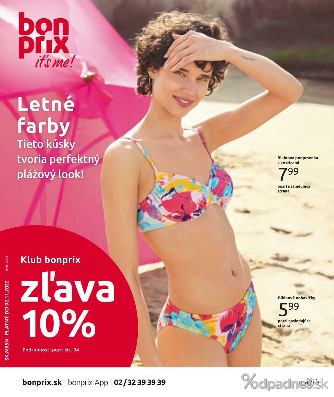1. stránka Bonprix letáku
