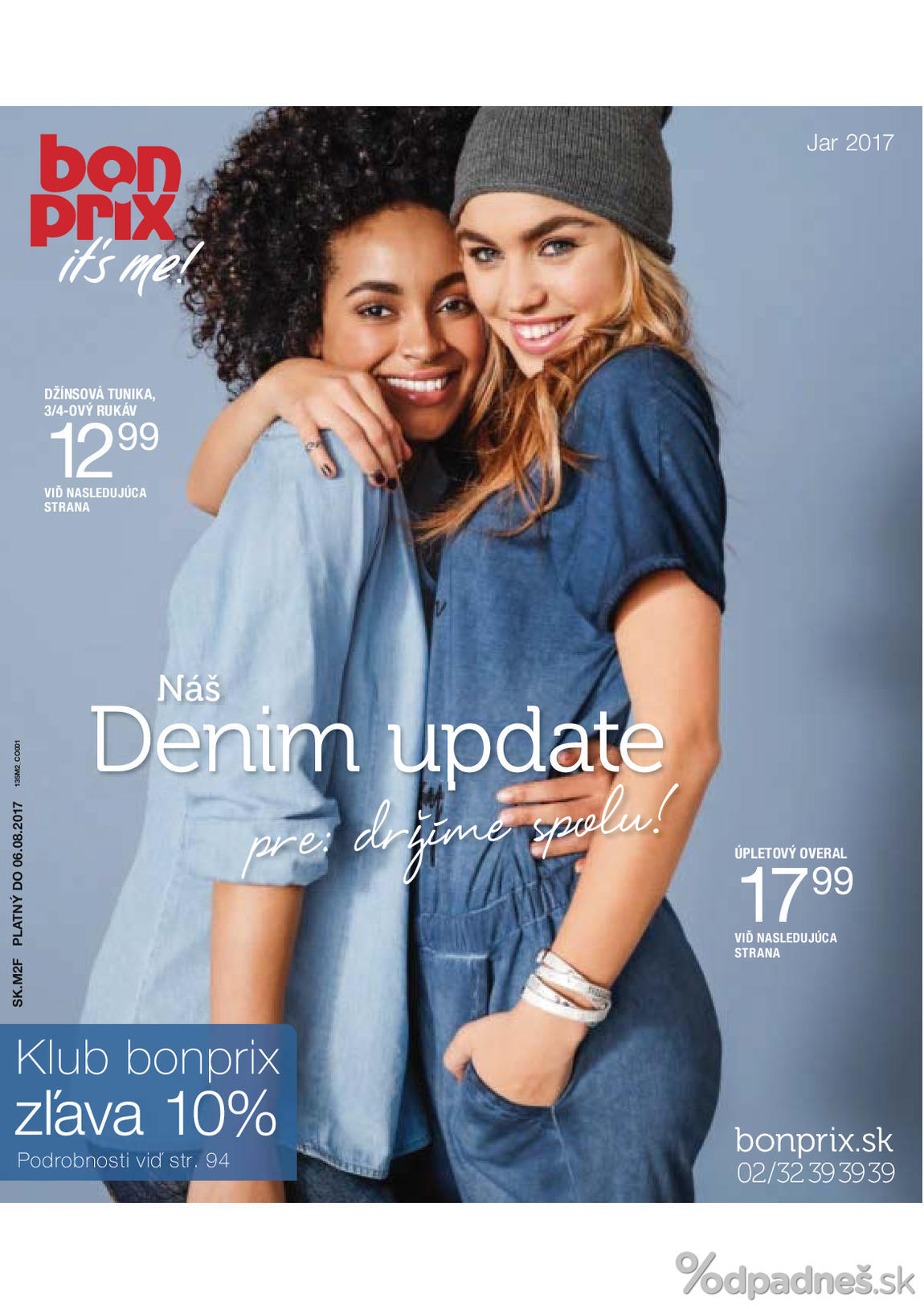 1. stránka Bonprix letáku