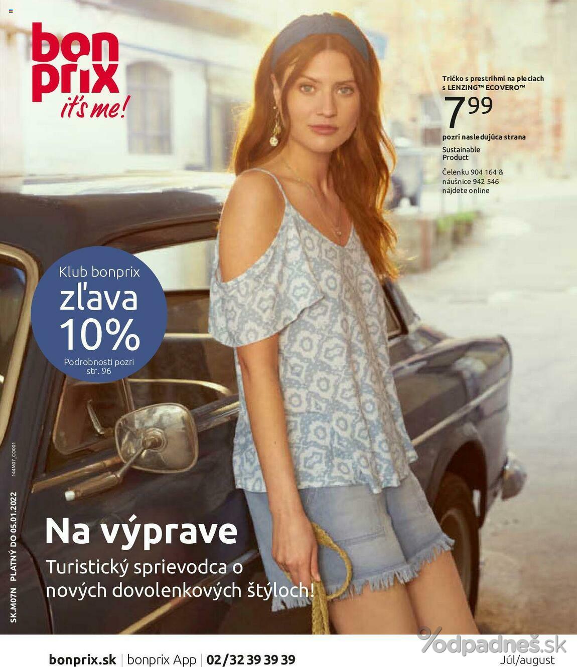 1. stránka Bonprix letáku