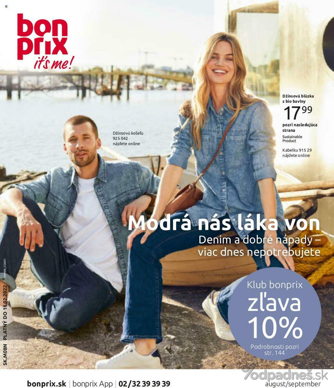 1. stránka Bonprix letáku