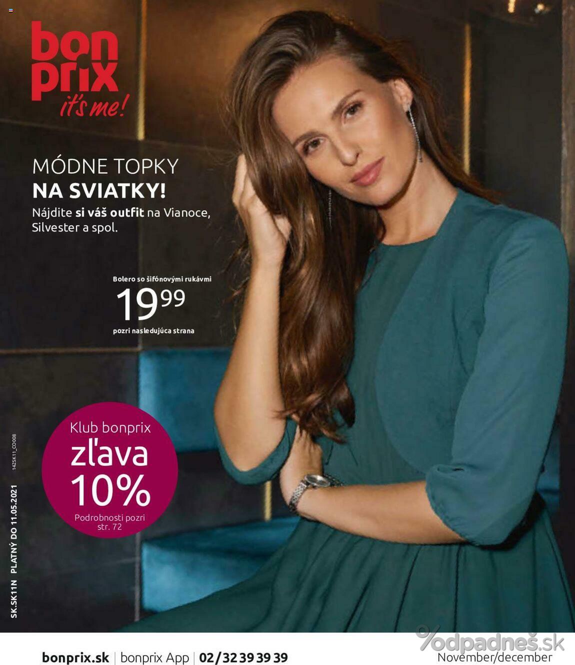 1. stránka Bonprix letáku