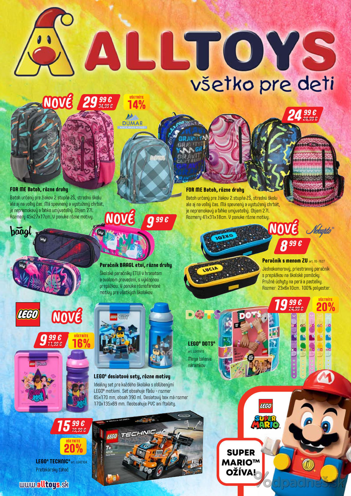 1. stránka Alltoys letáku