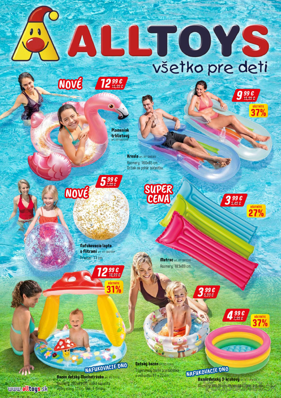 1. stránka Alltoys letáku