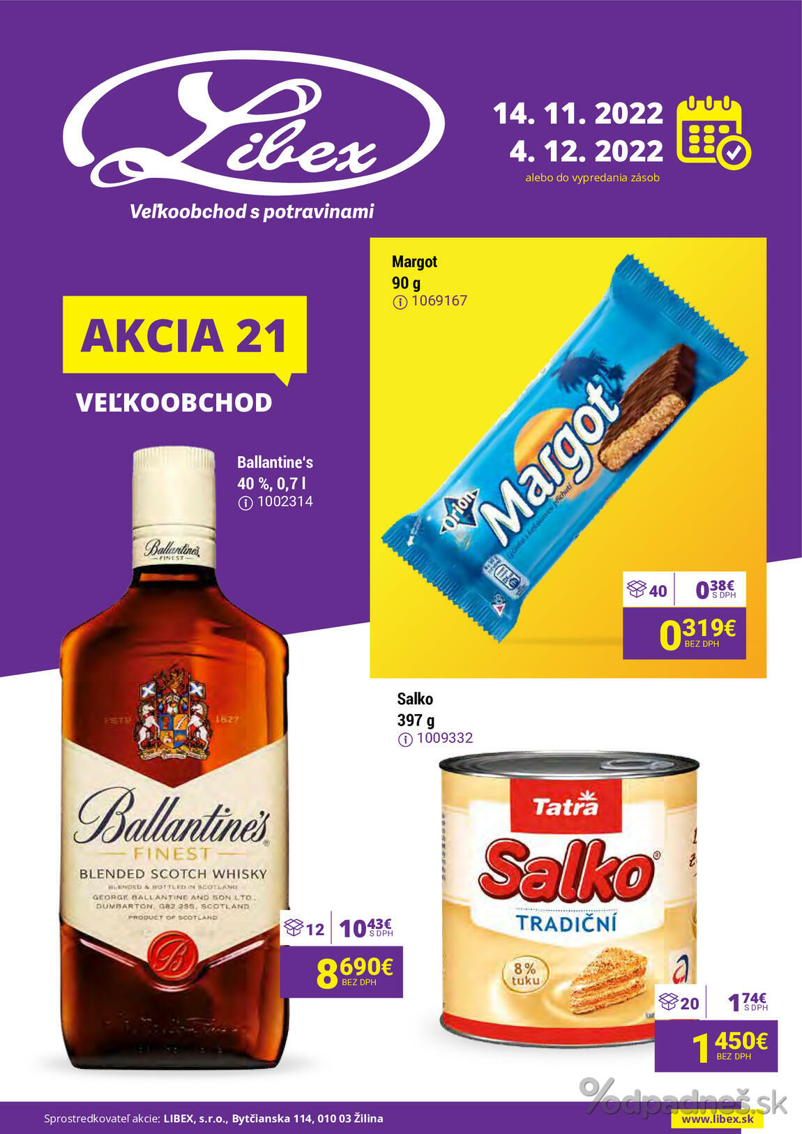 1. stránka Libex letáku