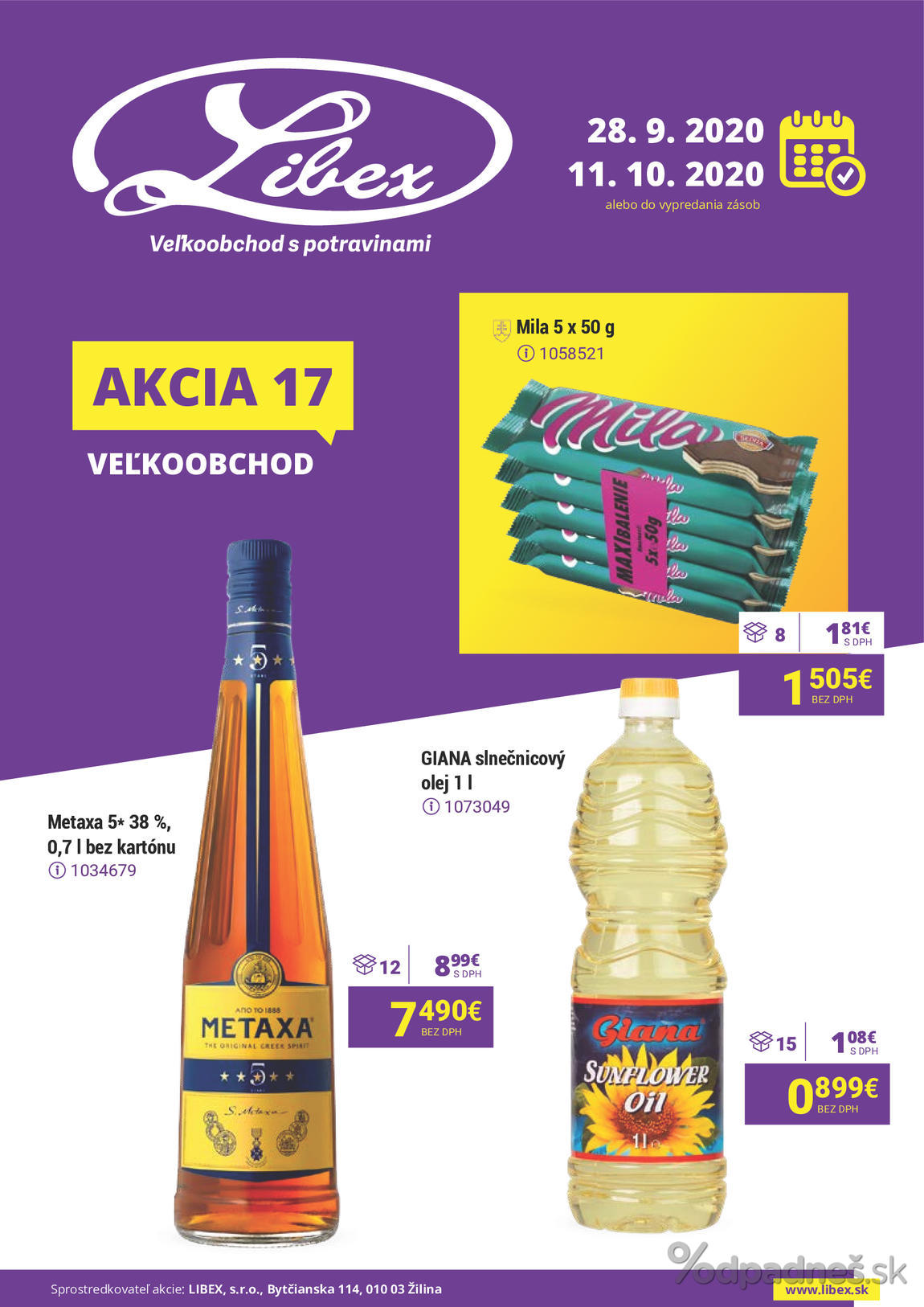 1. stránka Libex letáku