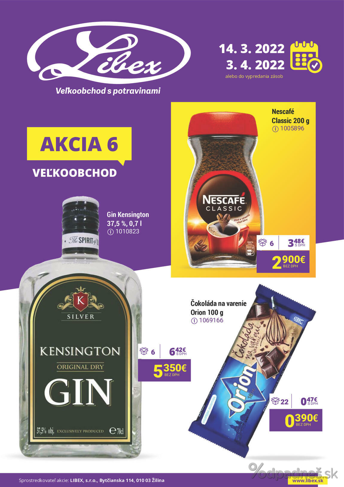 1. stránka Libex letáku