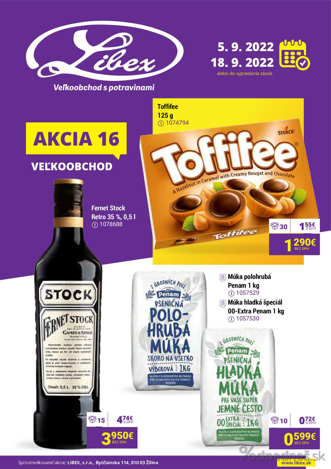 1. stránka Libex letáku