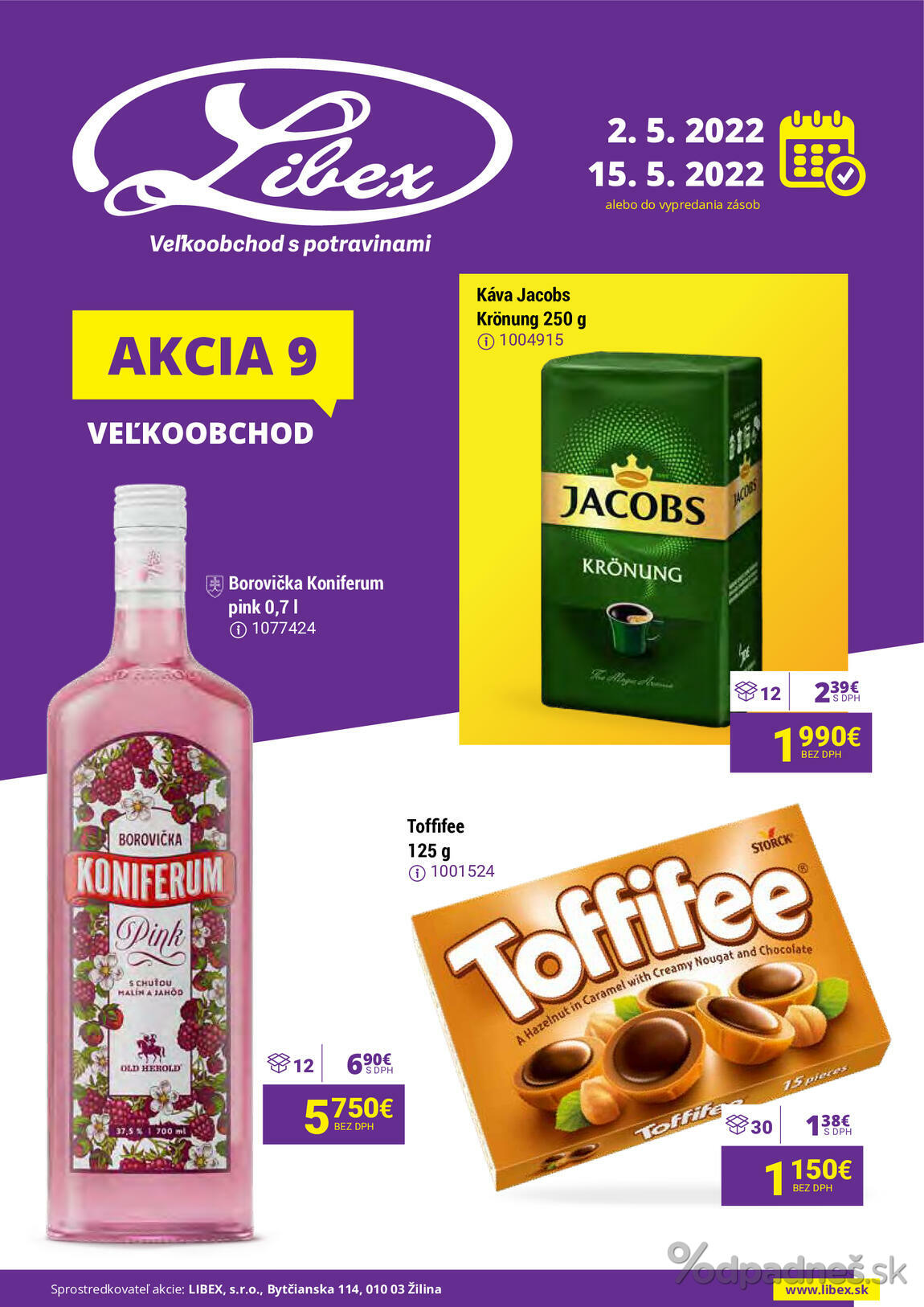 1. stránka Libex letáku