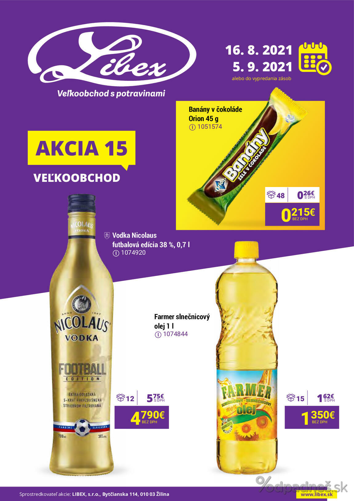 1. stránka Libex letáku
