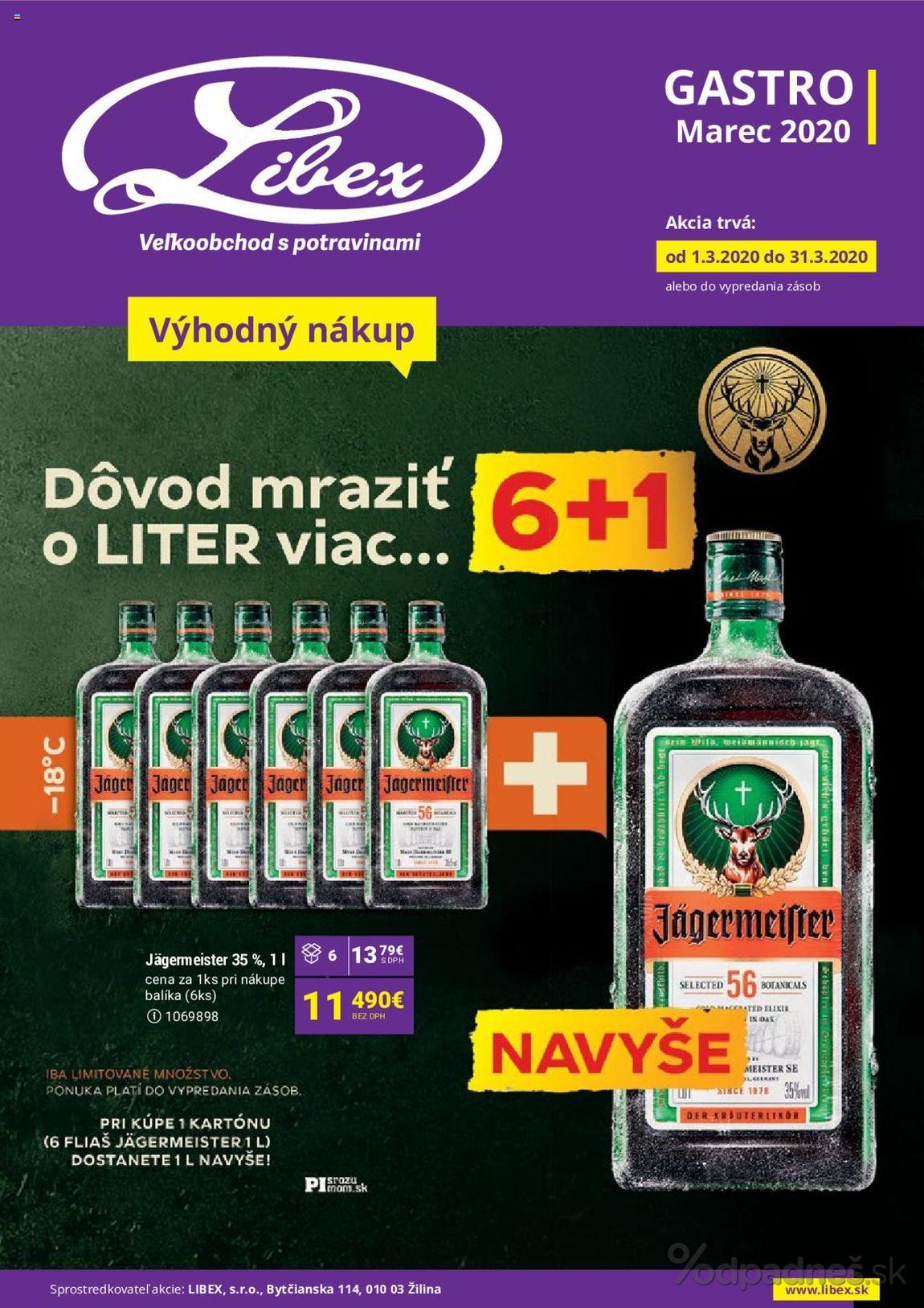 1. stránka Libex letáku
