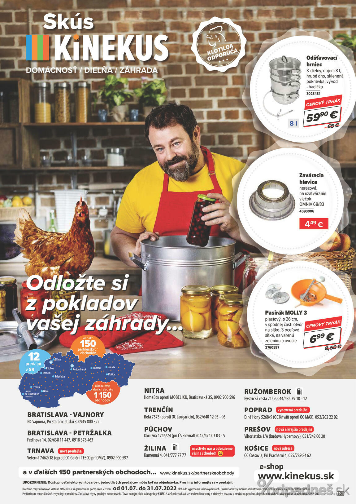 1. stránka Kinekus letáku