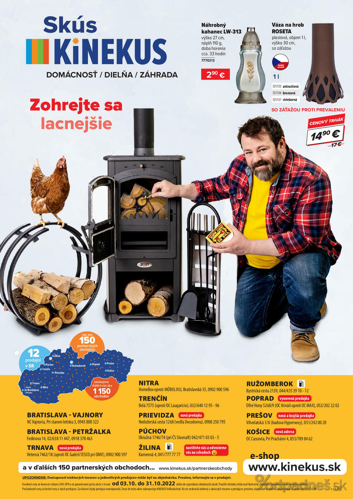 1. stránka Kinekus letáku