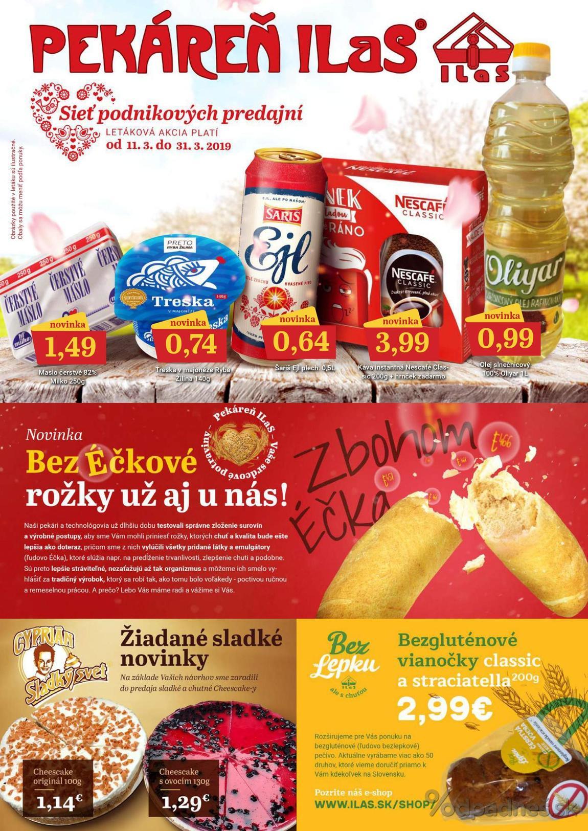 1. stránka Ilas letáku