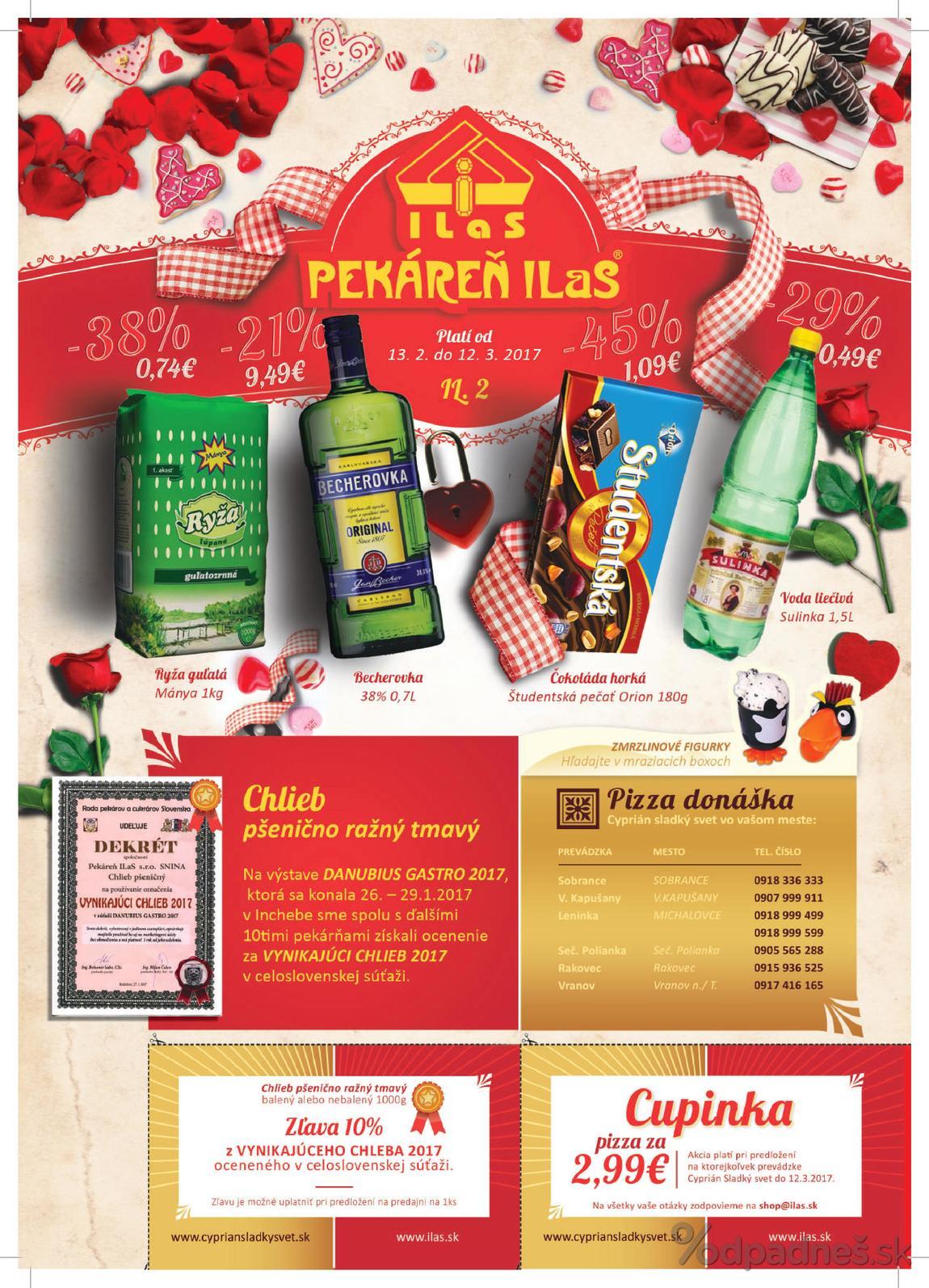 1. stránka Ilas letáku