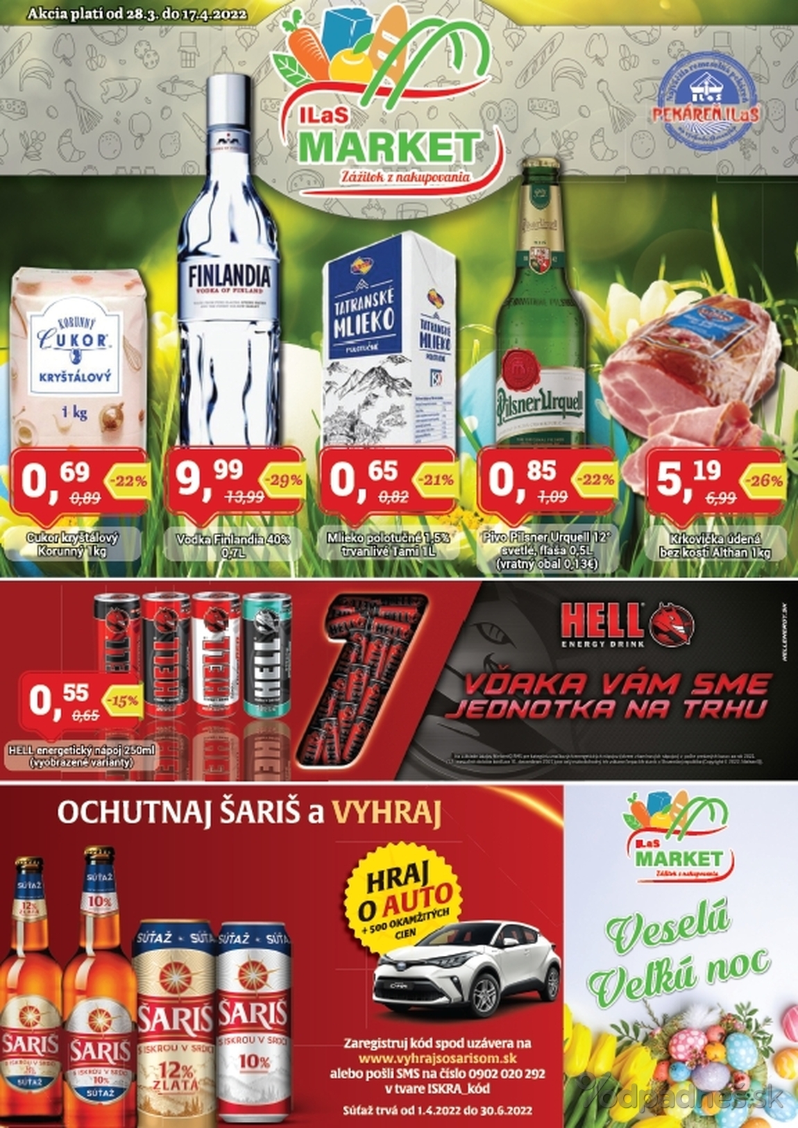 1. stránka Ilas letáku