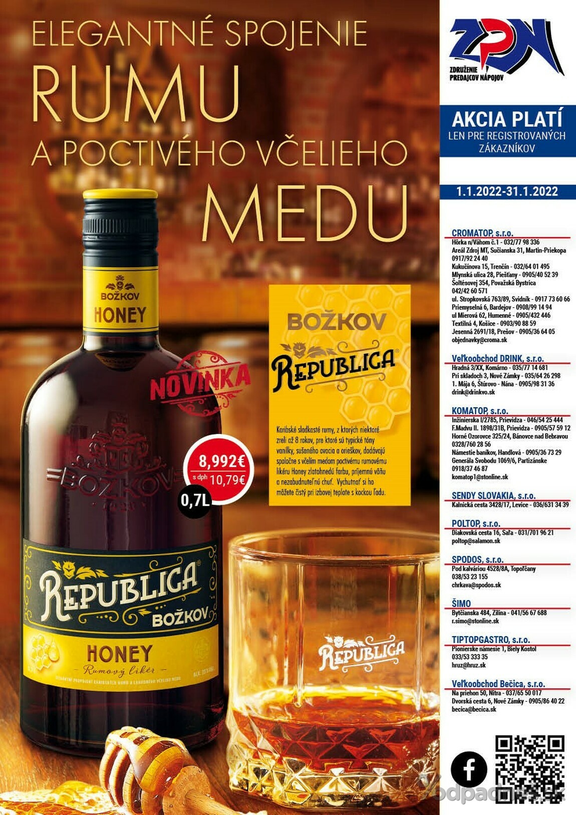 1. stránka Drinkvo letáku