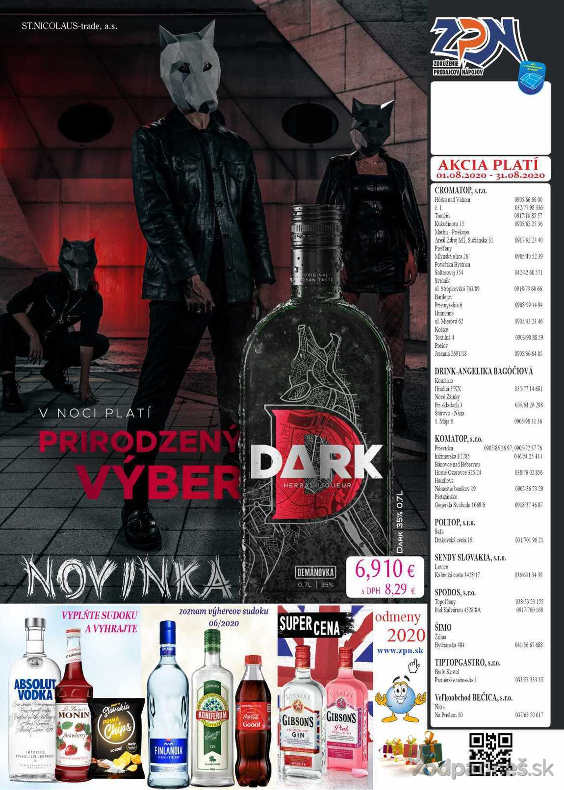 1. stránka Drinkvo letáku