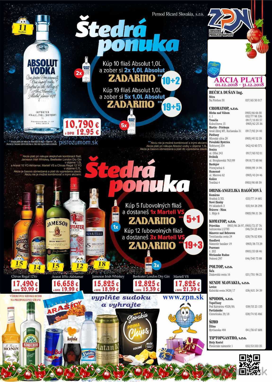 1. stránka Drinkvo letáku