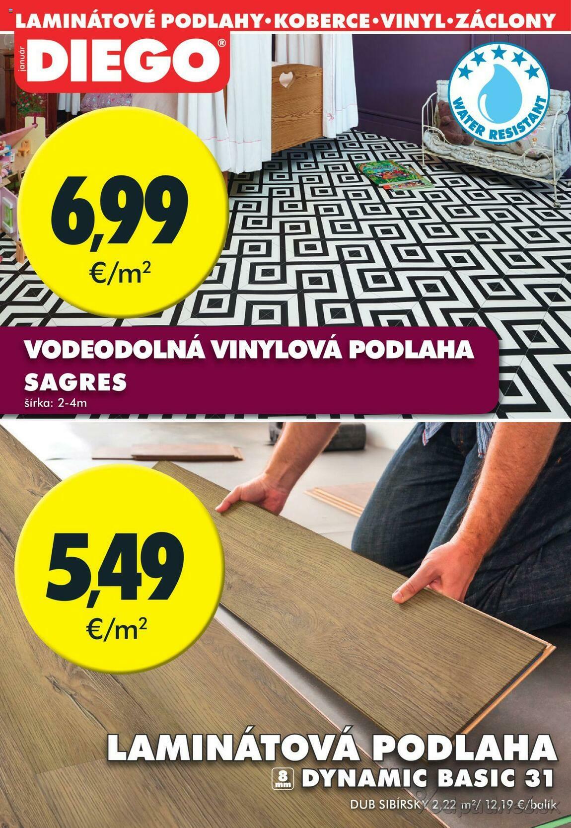 1. stránka Diego letáku