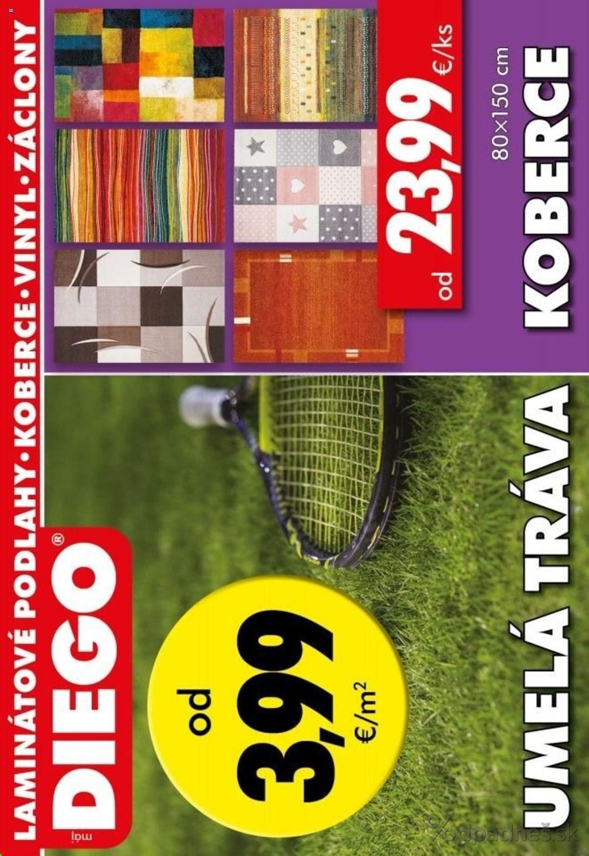 1. stránka Diego letáku