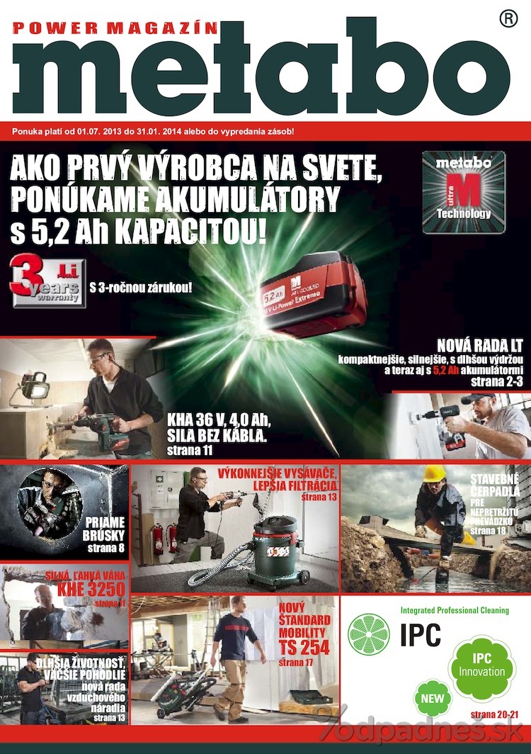 1. stránka Profitex letáku