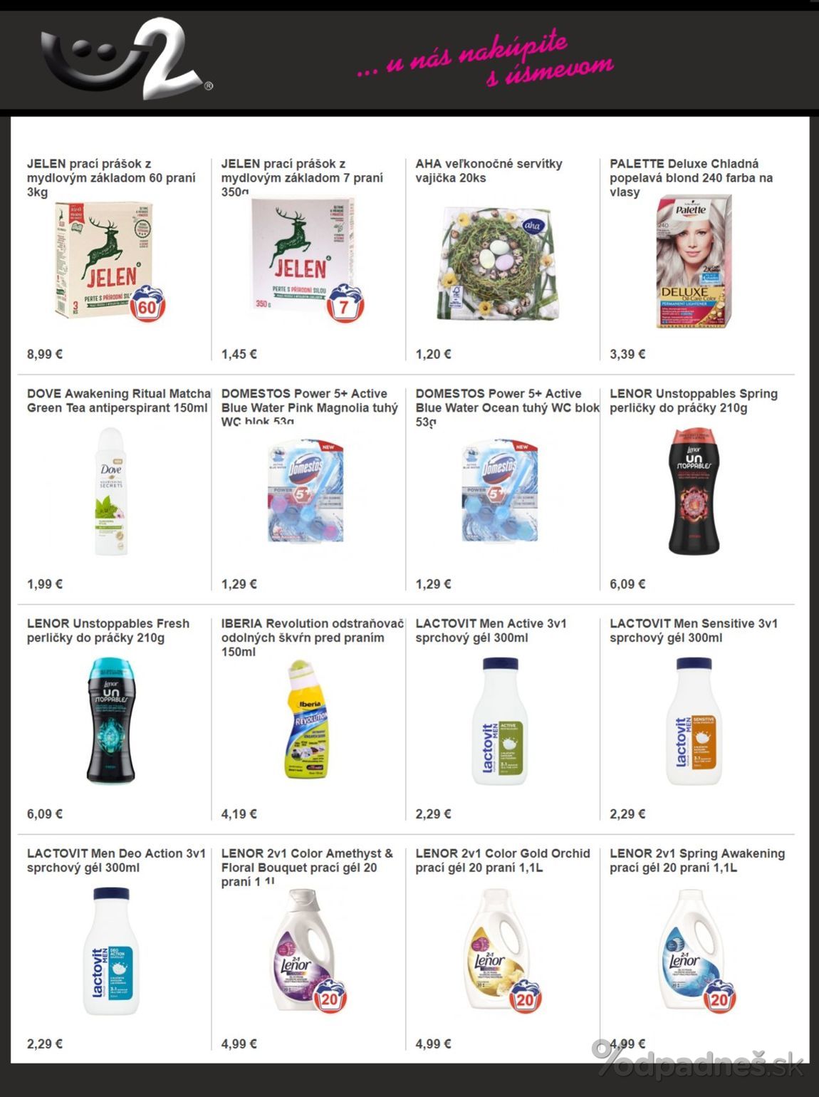 1. stránka U2 Group letáku