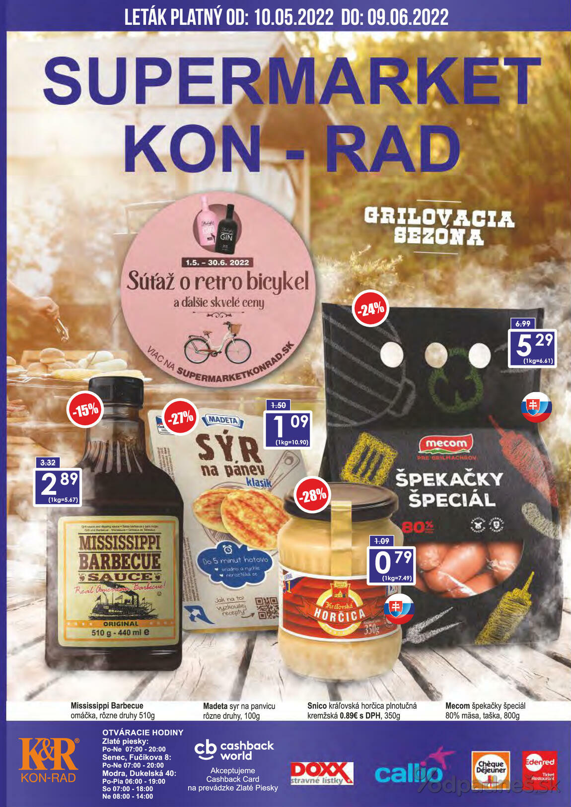 1. stránka KON - RAD letáku