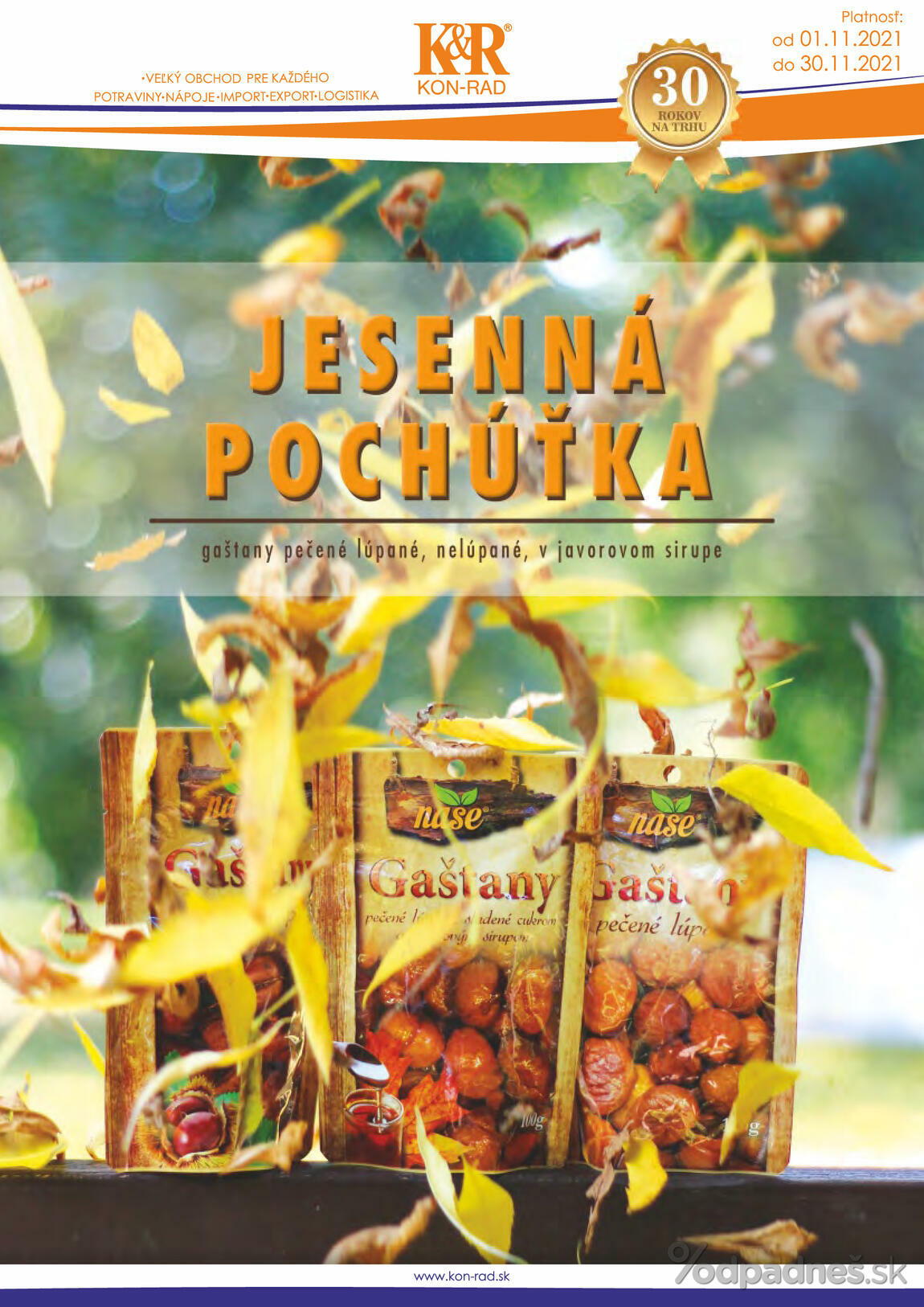 1. stránka KON - RAD letáku