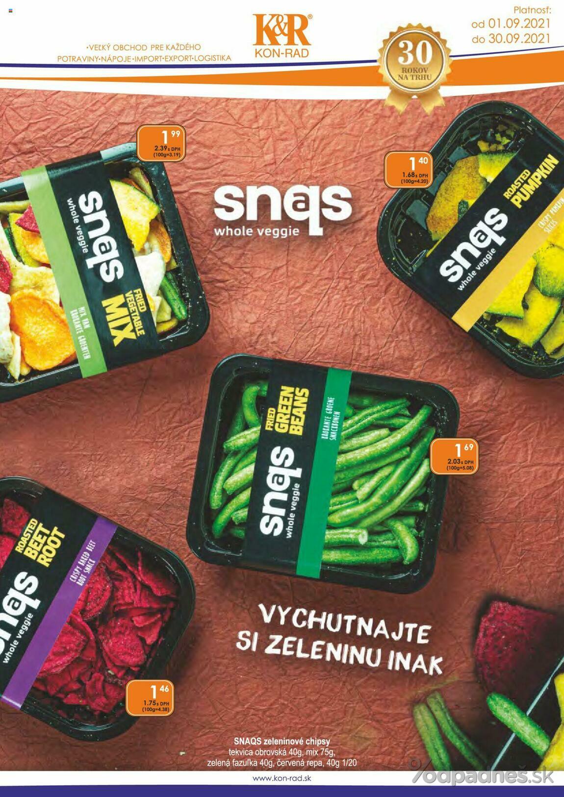 1. stránka KON - RAD letáku