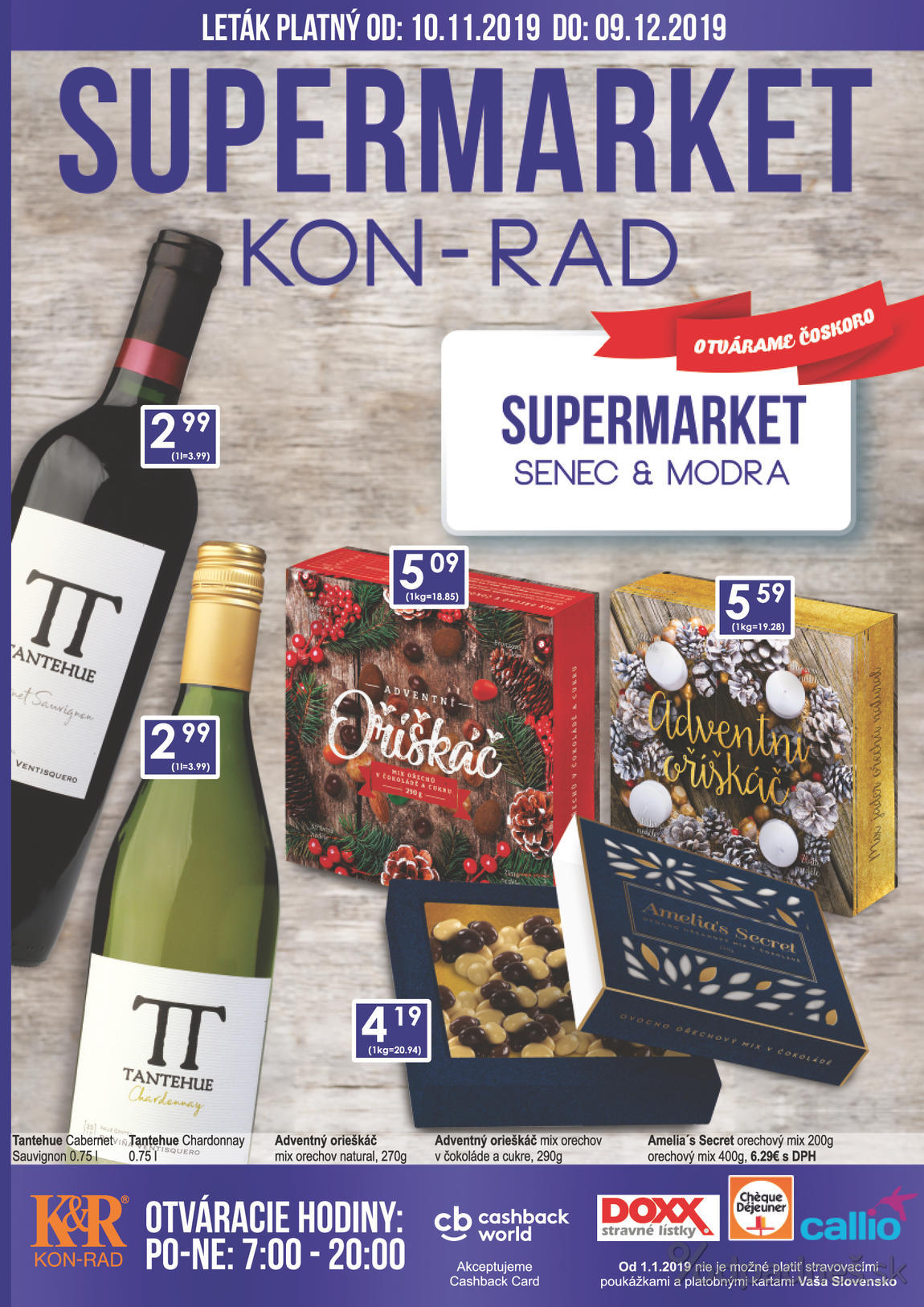 1. stránka KON - RAD letáku