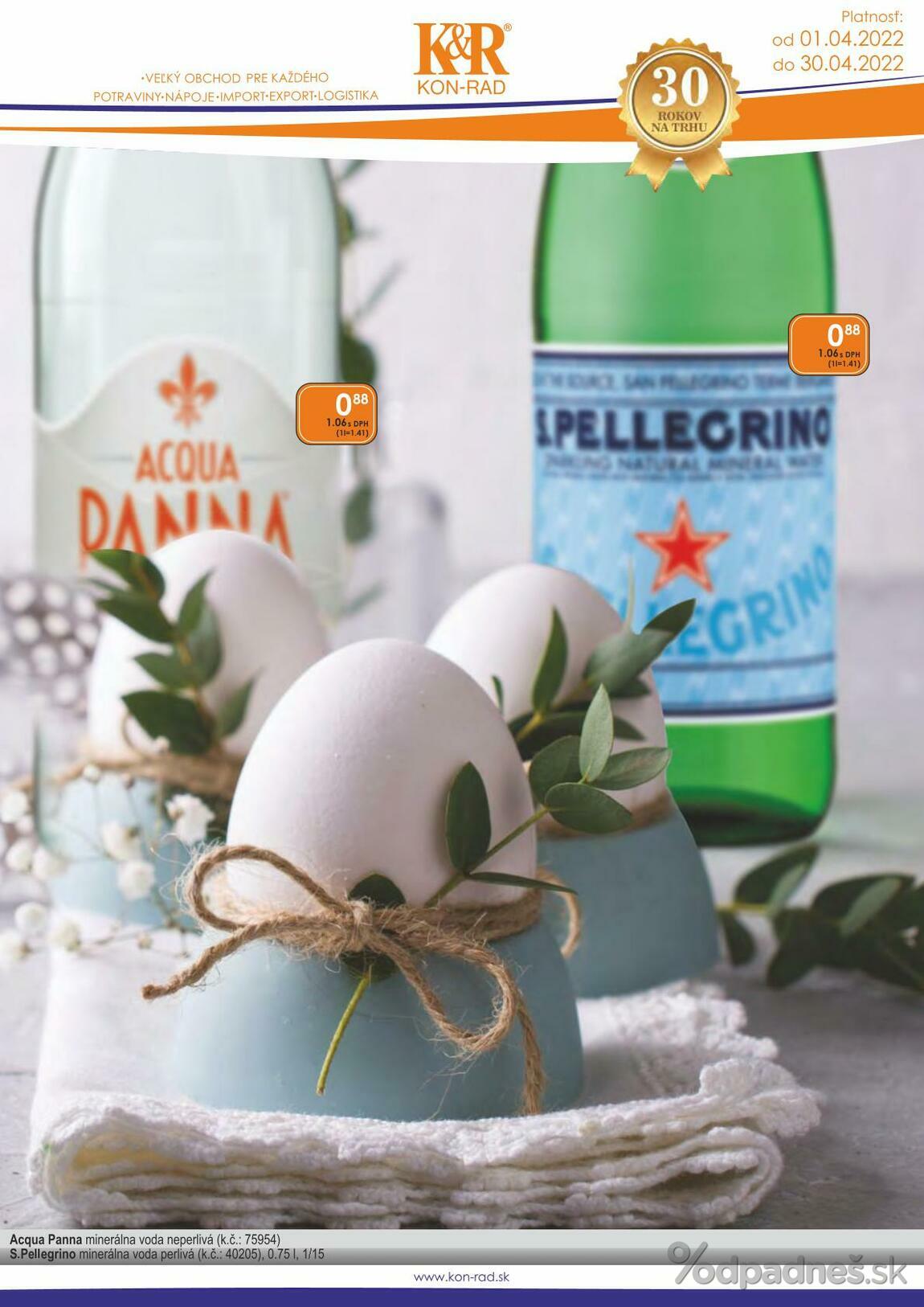 1. stránka KON - RAD letáku