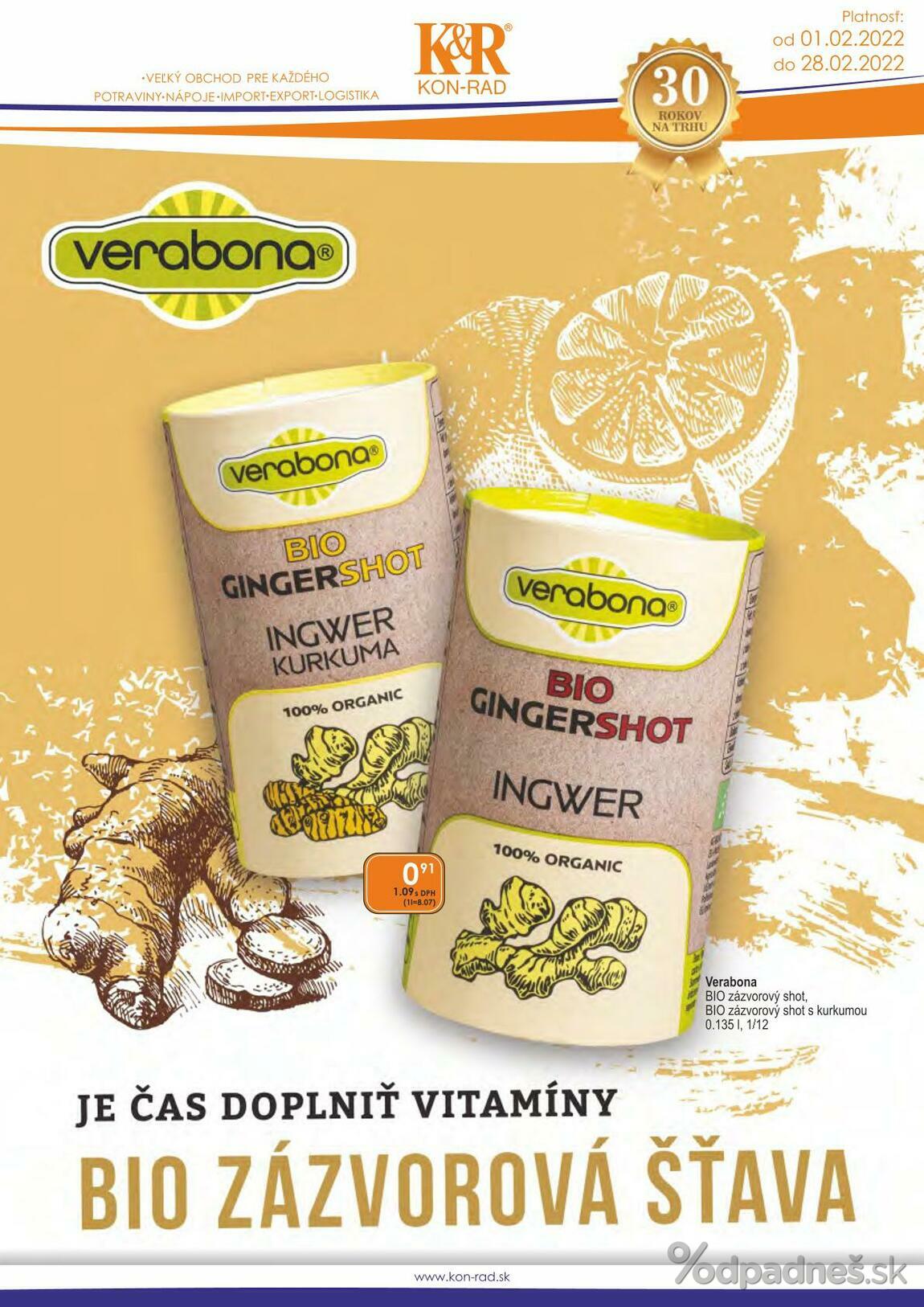 1. stránka KON - RAD letáku